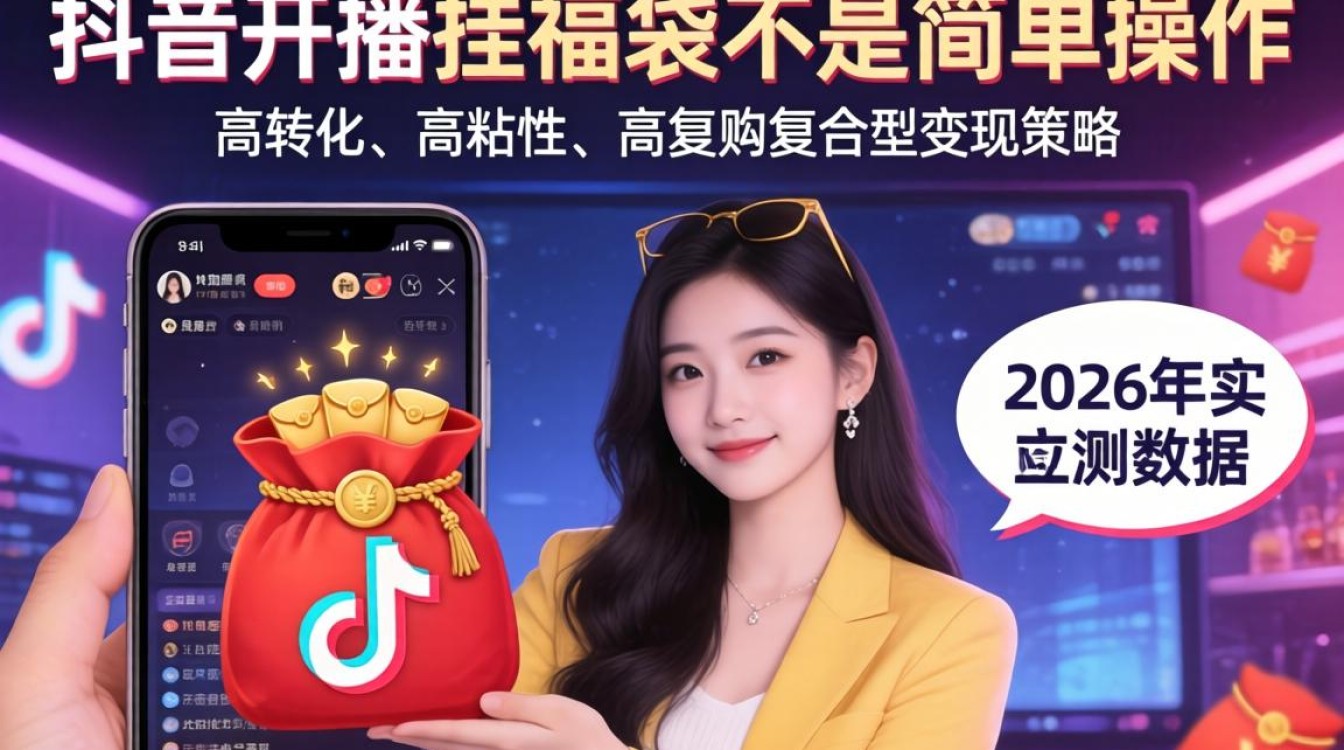抖音开播怎么挂福袋?抖音挂福袋教程+变现模式与盈利方向 抖音开播怎么挂福袋