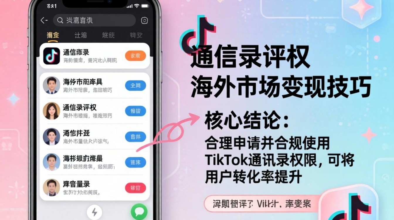 TikTok如何开通通讯录权限并实现海外变现?TikTok通讯录权限海外变现技巧 TikTok如何开通通讯录权限并实现海外变现