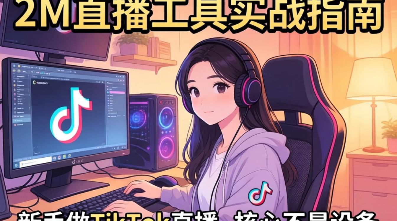 新手如何用2M直播TikTok软件