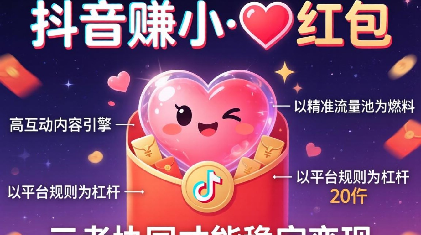 抖音小心心红包怎么快速赚取