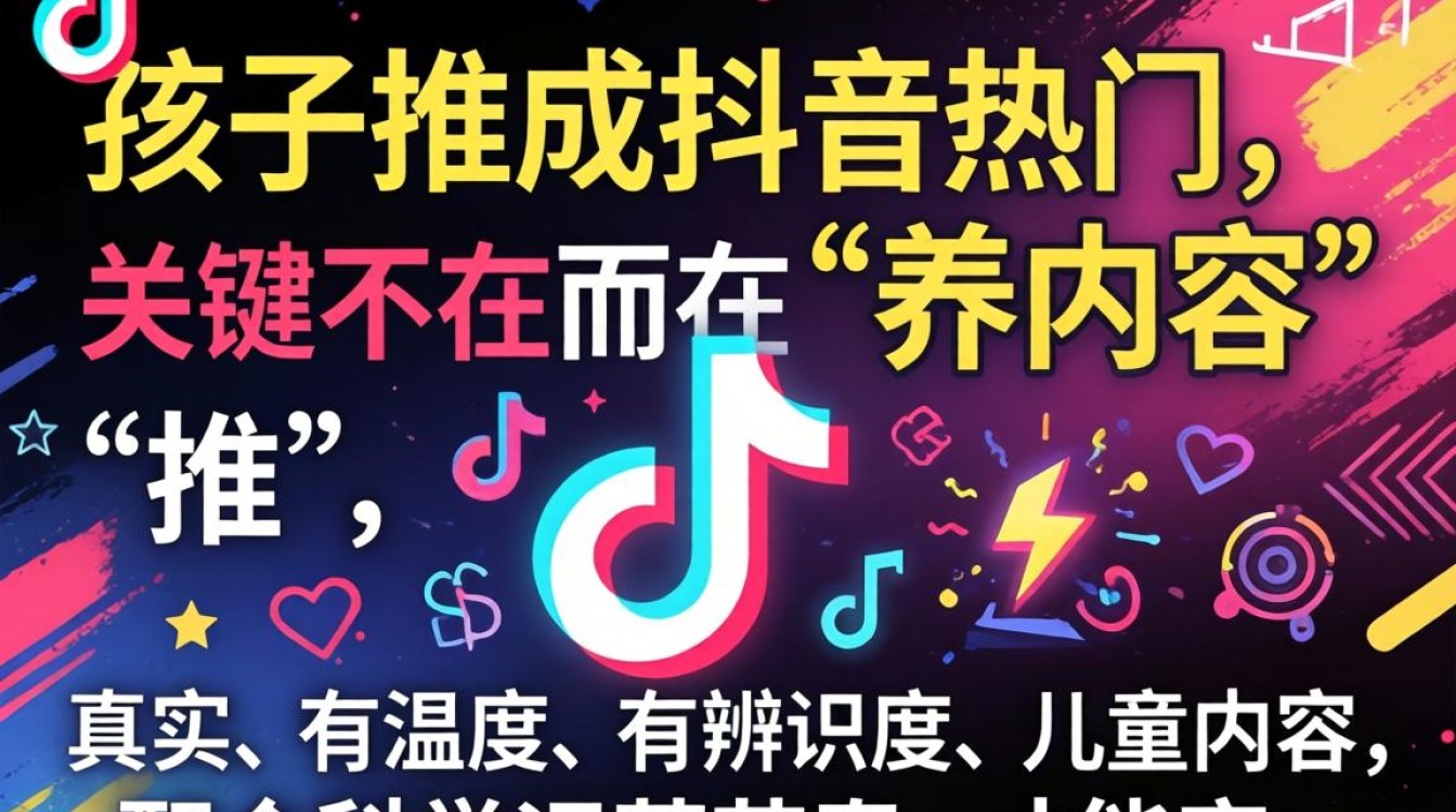 怎么把孩子推成抖音热门