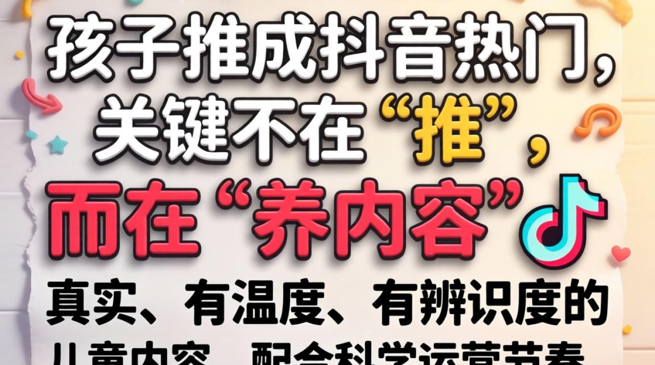 怎么把孩子推成抖音热门