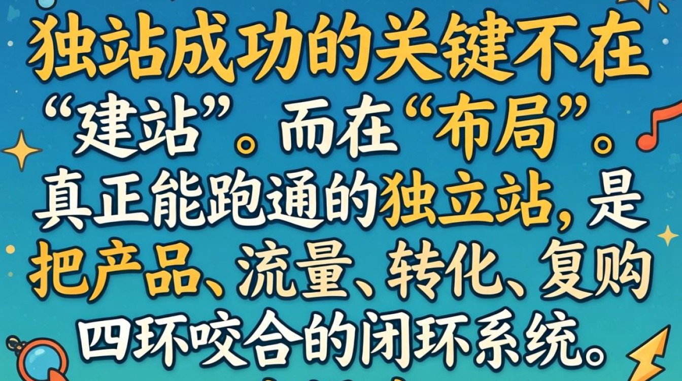 独立站建站流程与优化建议