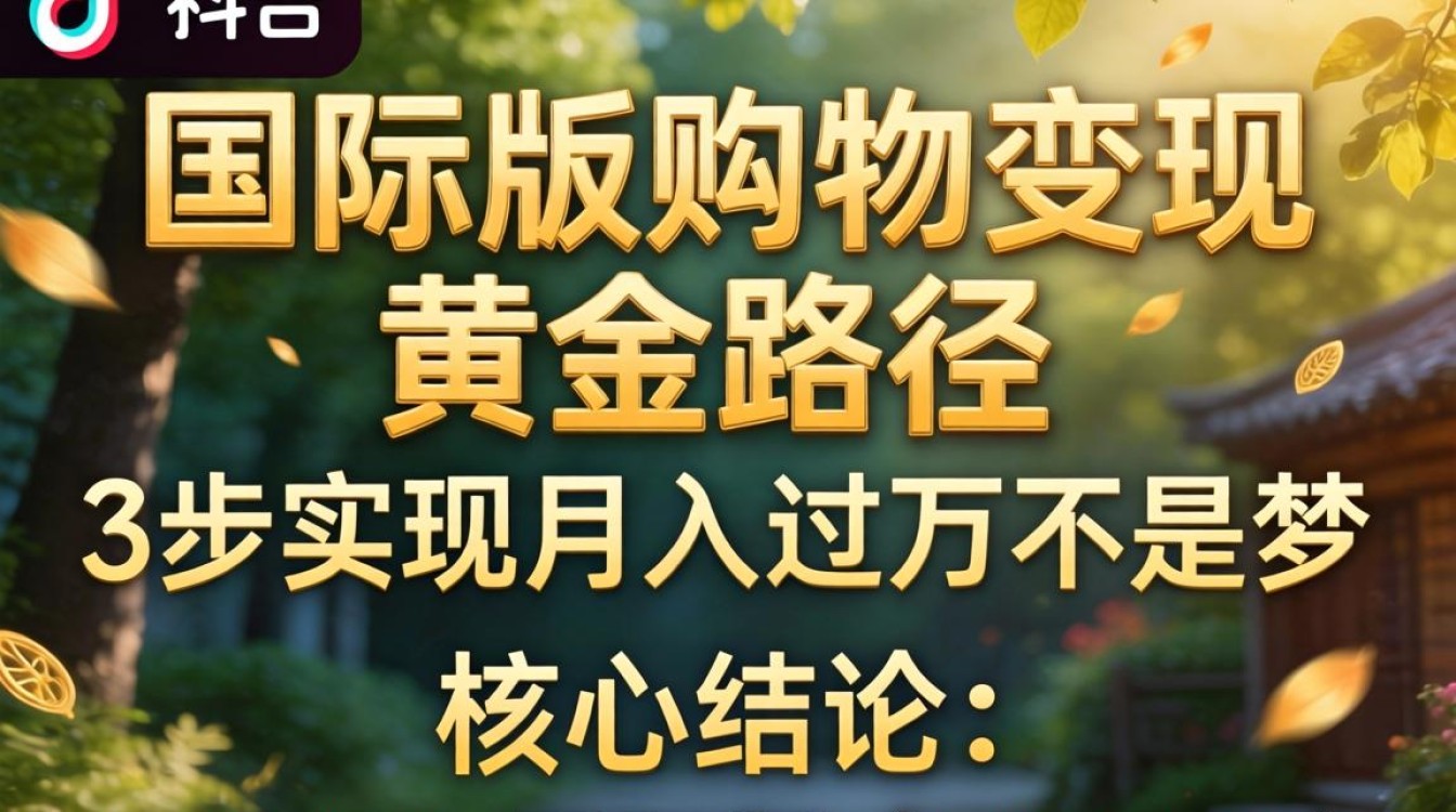 TikTok国际版怎么通过购物变现月入过万?TikTok国际版购物变现技巧 TikTok国际版怎么通过购物变现月入过万