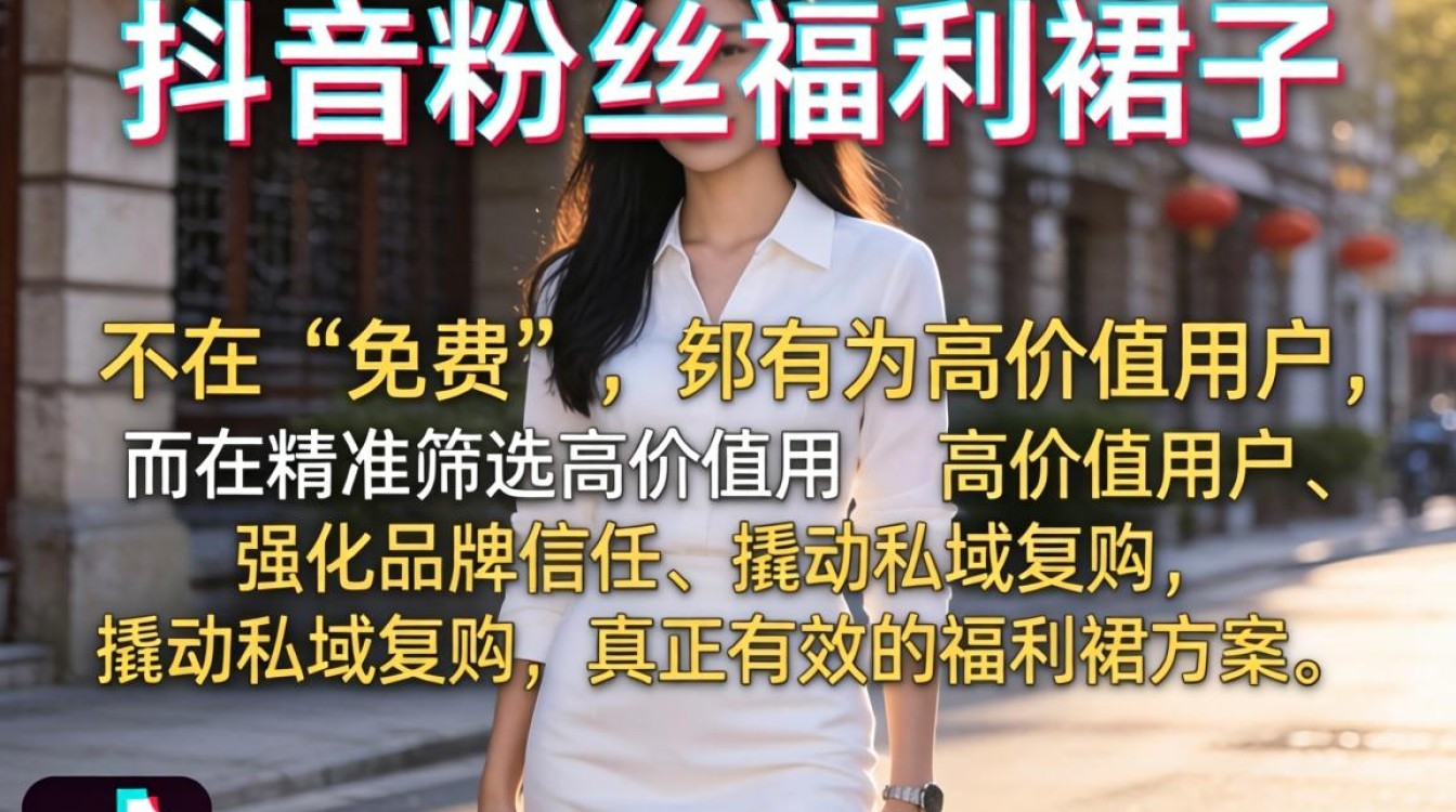 抖音粉丝福利裙子怎么做?抖音电商运营与销售提升技巧 抖音电商运营与销售提升技巧