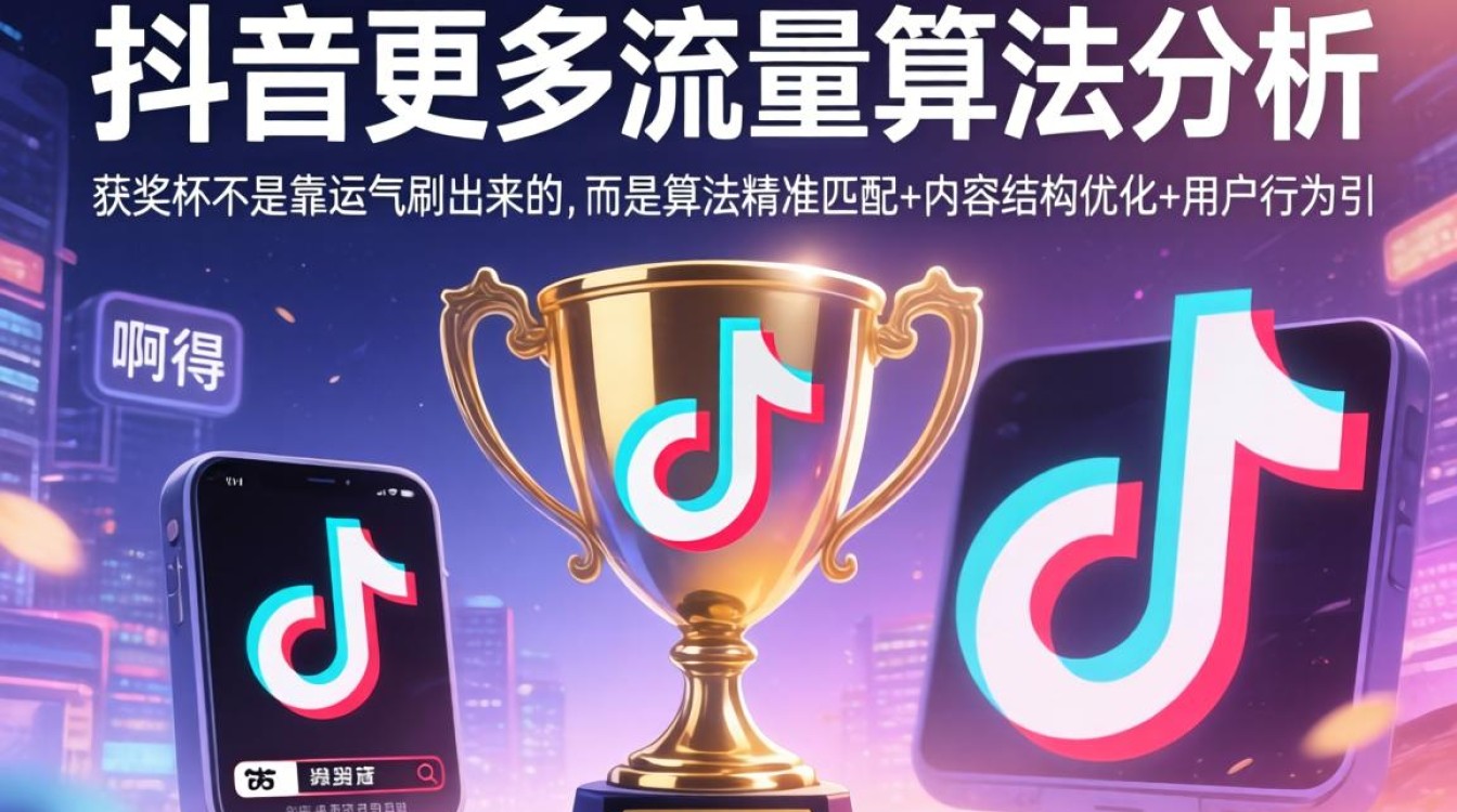 抖音奖杯获取方法及流量算法优化技巧
