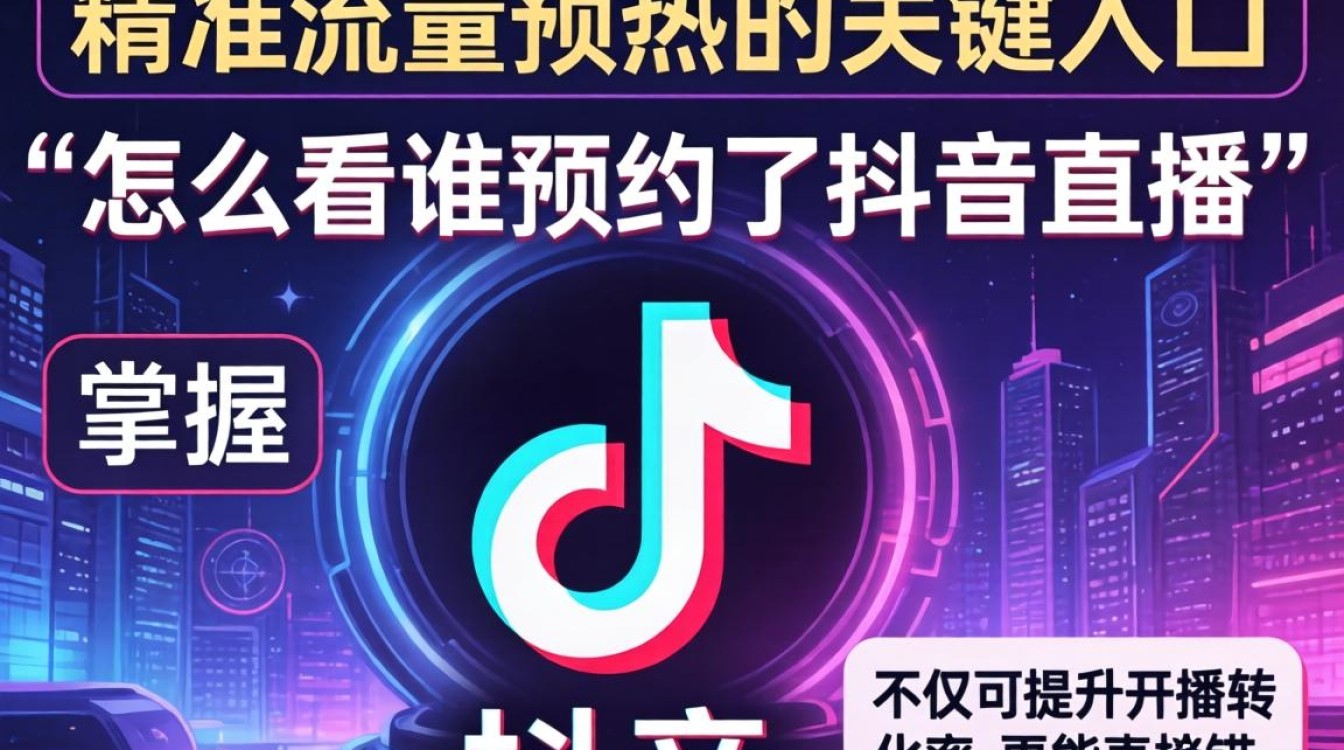 抖音直播预约查看方法与变现盈利方向