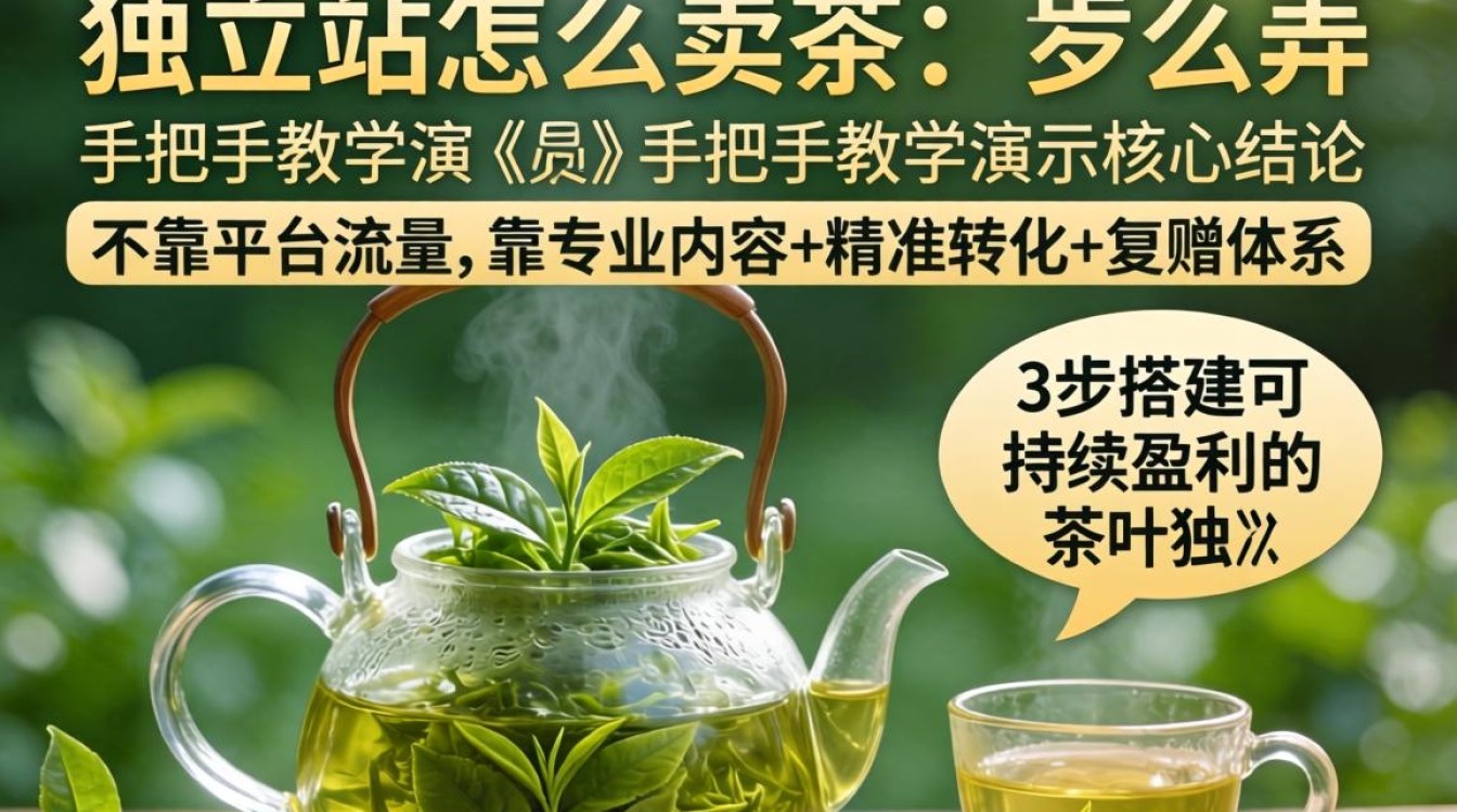 独立站怎么卖茶