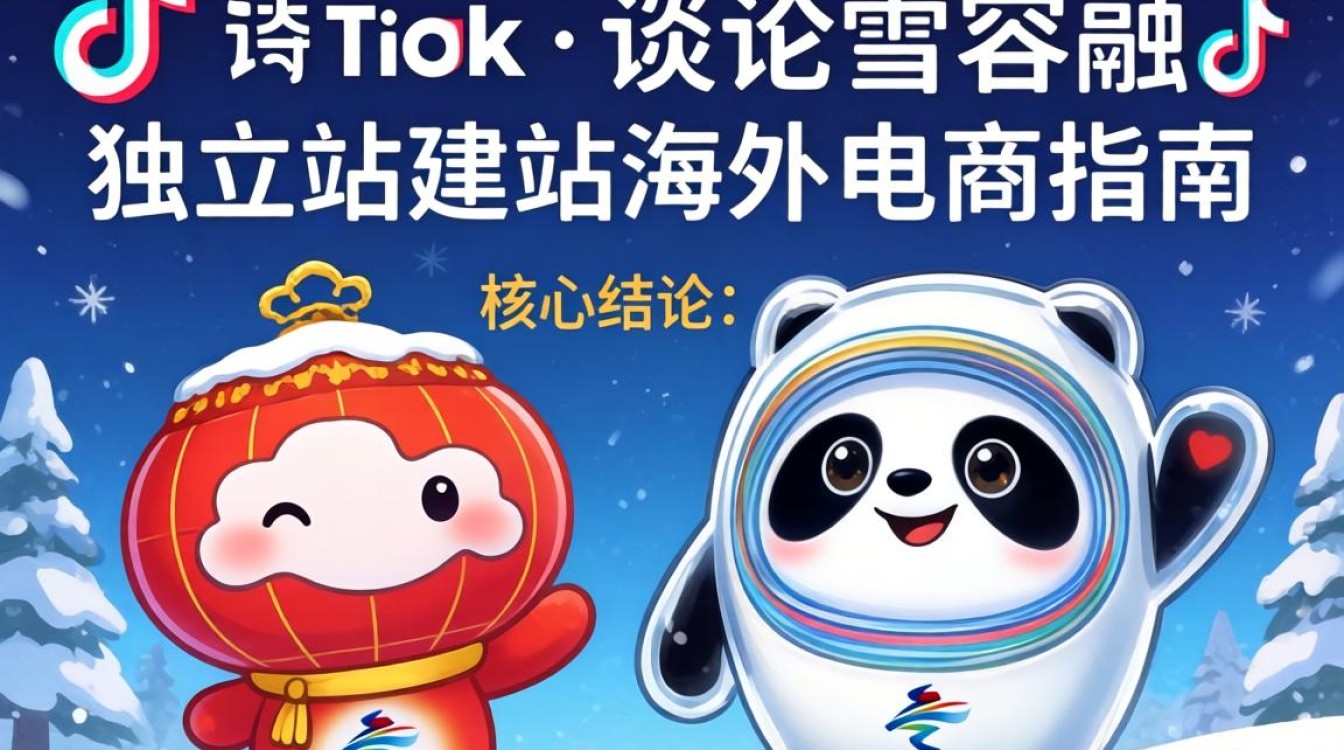 雪容融TikTok营销策略独立站建站海外电商指南