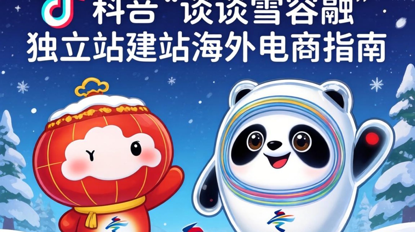 雪容融TikTok营销策略独立站建站海外电商指南