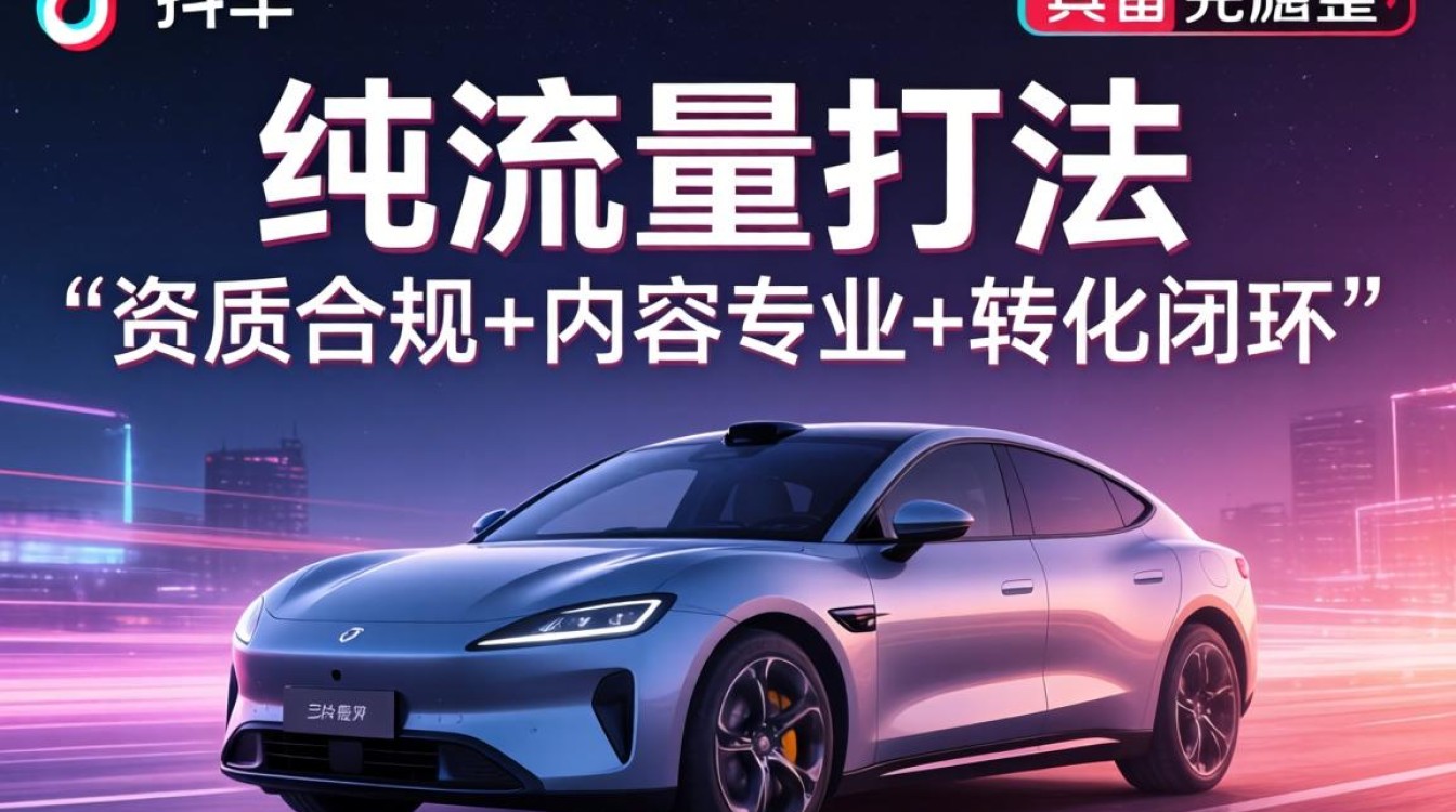 抖音汽车直播带货全流程与实操技巧