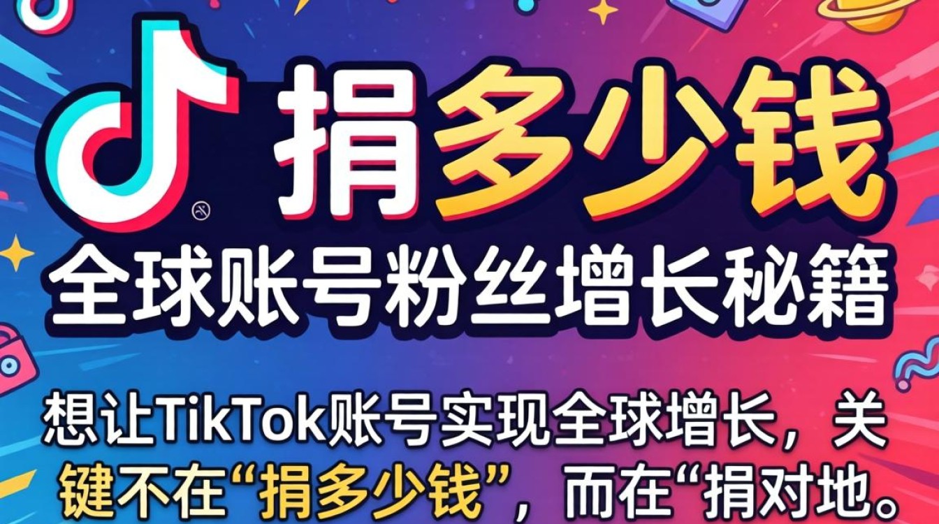 TikTok捐多少钱?全球账号粉丝增长秘籍 TikTok捐多少钱