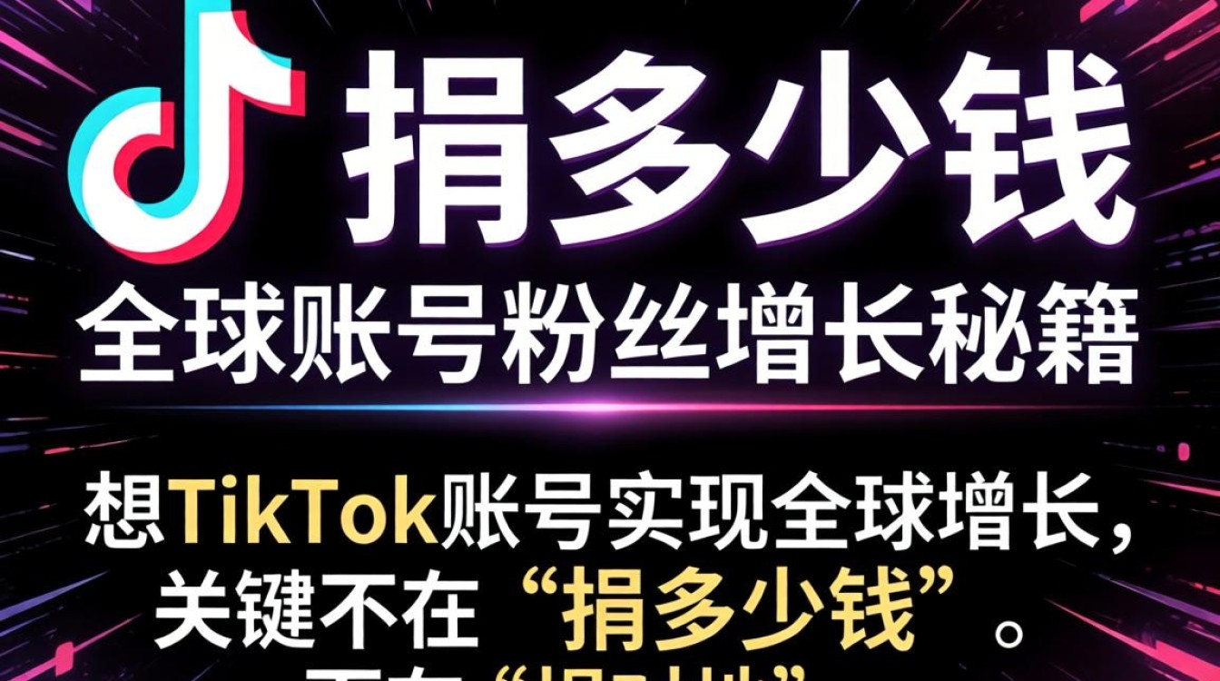 TikTok捐多少钱?全球账号粉丝增长秘籍 TikTok捐多少钱