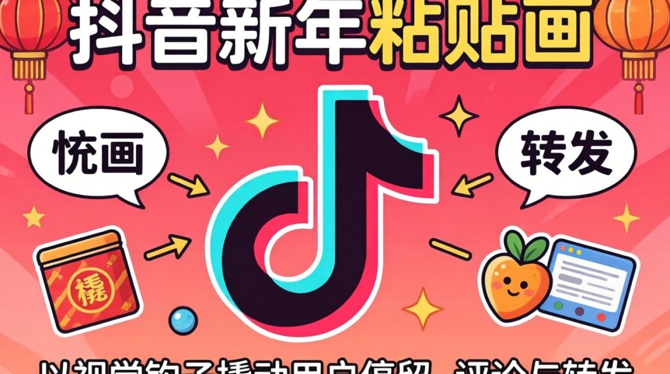 抖音新年粘贴画怎么做