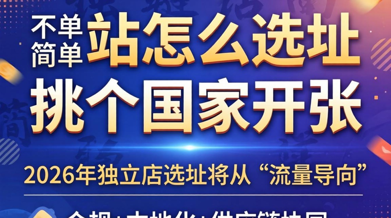 2026年独立站选址趋势预测与流量增长策略