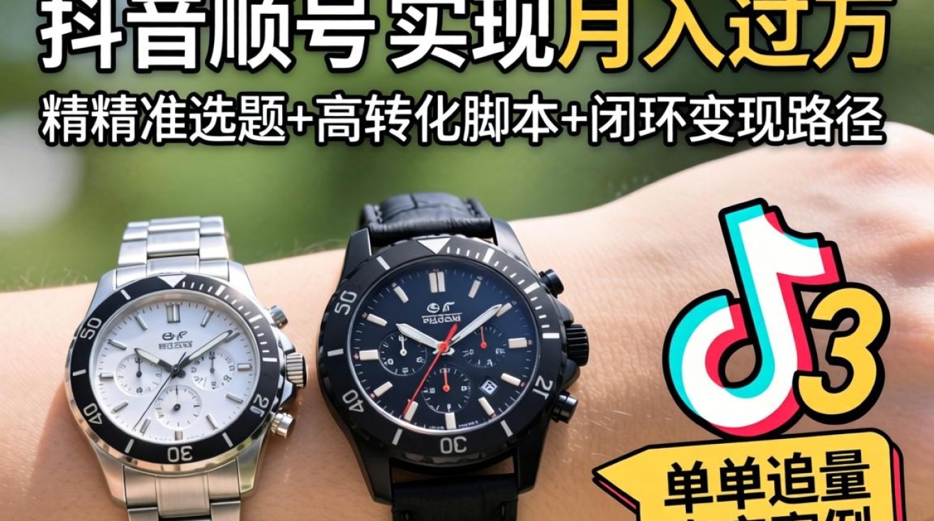 如何通过手表抖音文案变现月入过万