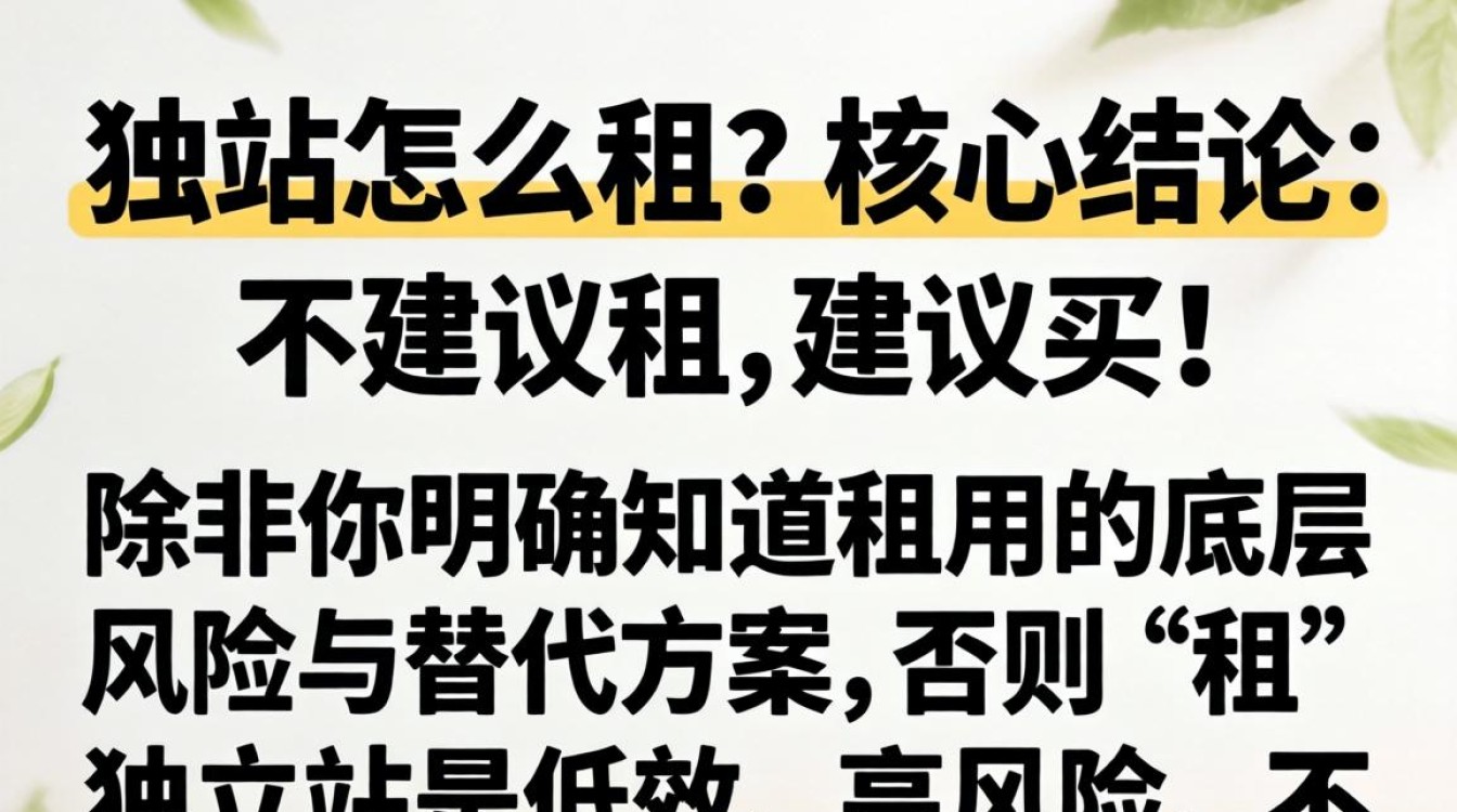 独立站租赁平台推荐及避坑指南