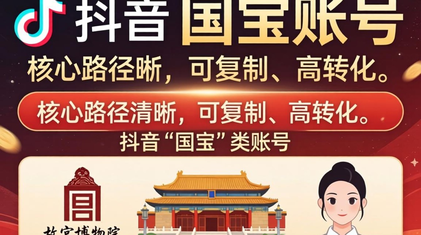 国宝类账号爆款盈利套路与流量密码