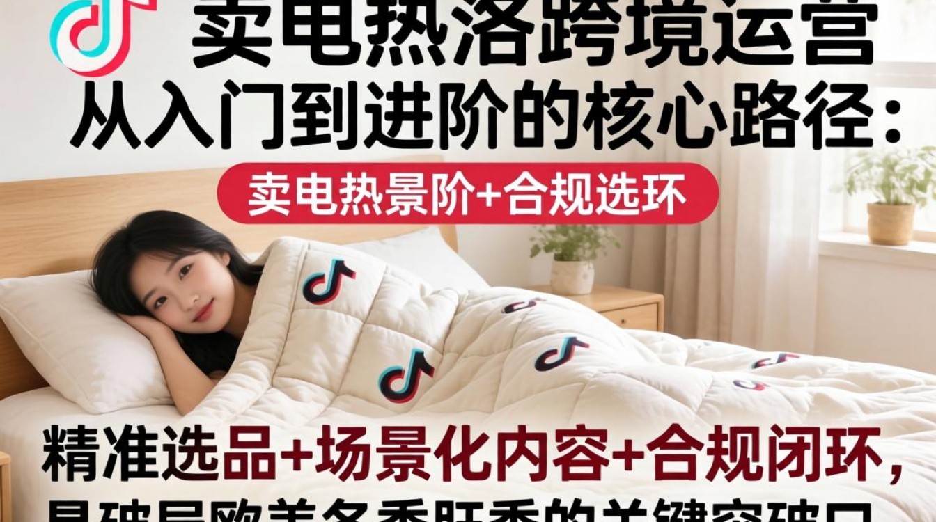 TikTok跨境电热毯运营从入门到进阶