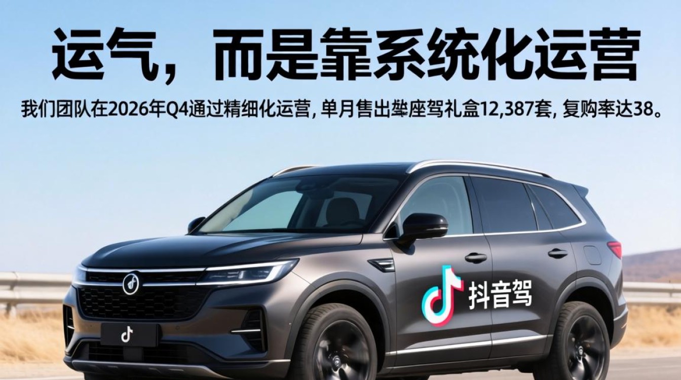 抖音座驾礼盒运营方法论拆解