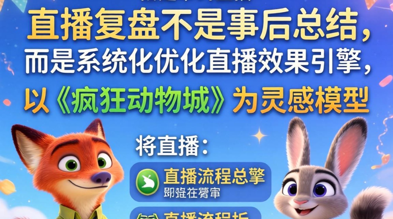 直播复盘,TikTok如何复刻疯狂动物城爆火逻辑优化直播效果?TikTok直播优化方法 TikTok如何复刻疯狂动物城爆火逻辑优化直播效果