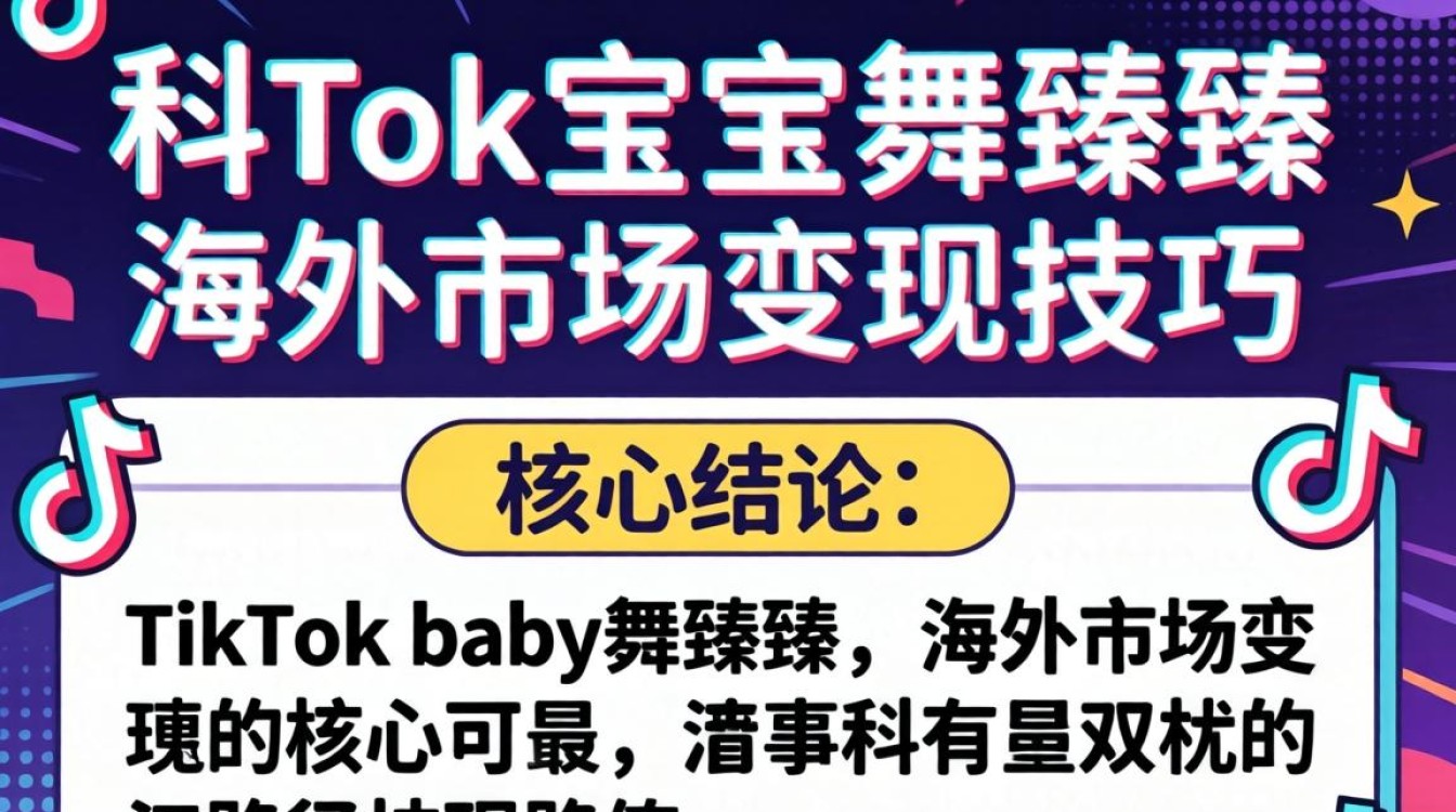 TikTok baby舞臻臻如何在海外变现?海外TikTok baby舞账号涨粉变现技巧 海外TikTok baby舞账号涨粉变现技巧