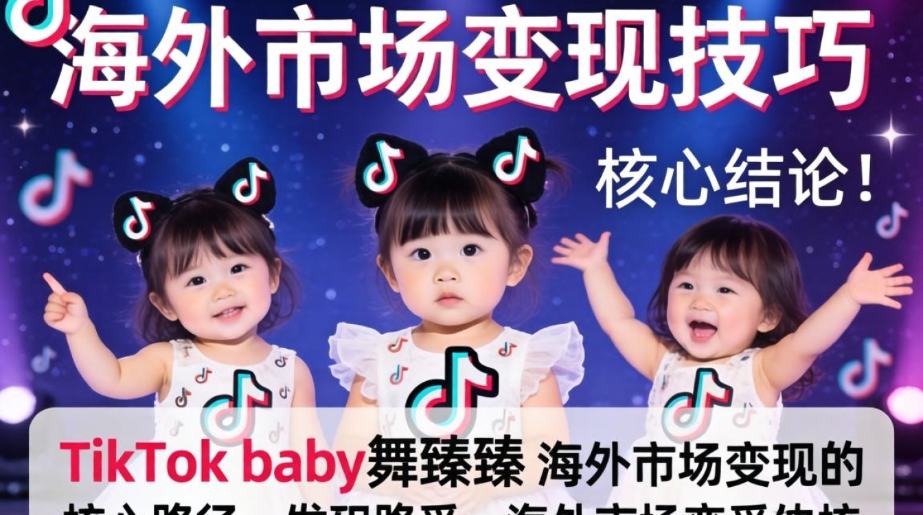 TikTok baby舞臻臻如何在海外变现?海外TikTok baby舞账号涨粉变现技巧 海外TikTok baby舞账号涨粉变现技巧