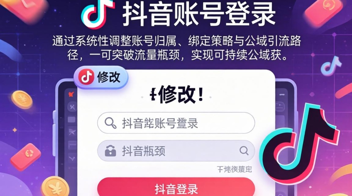 抖音怎么改登录方法?抖音改登录方式视频教程,突破公域流量瓶颈 抖音改登录方式视频教程
