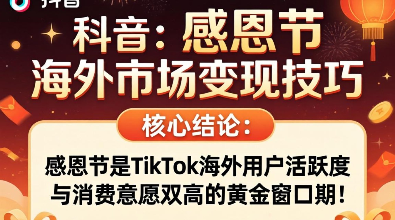 TikTok感恩节如何变现