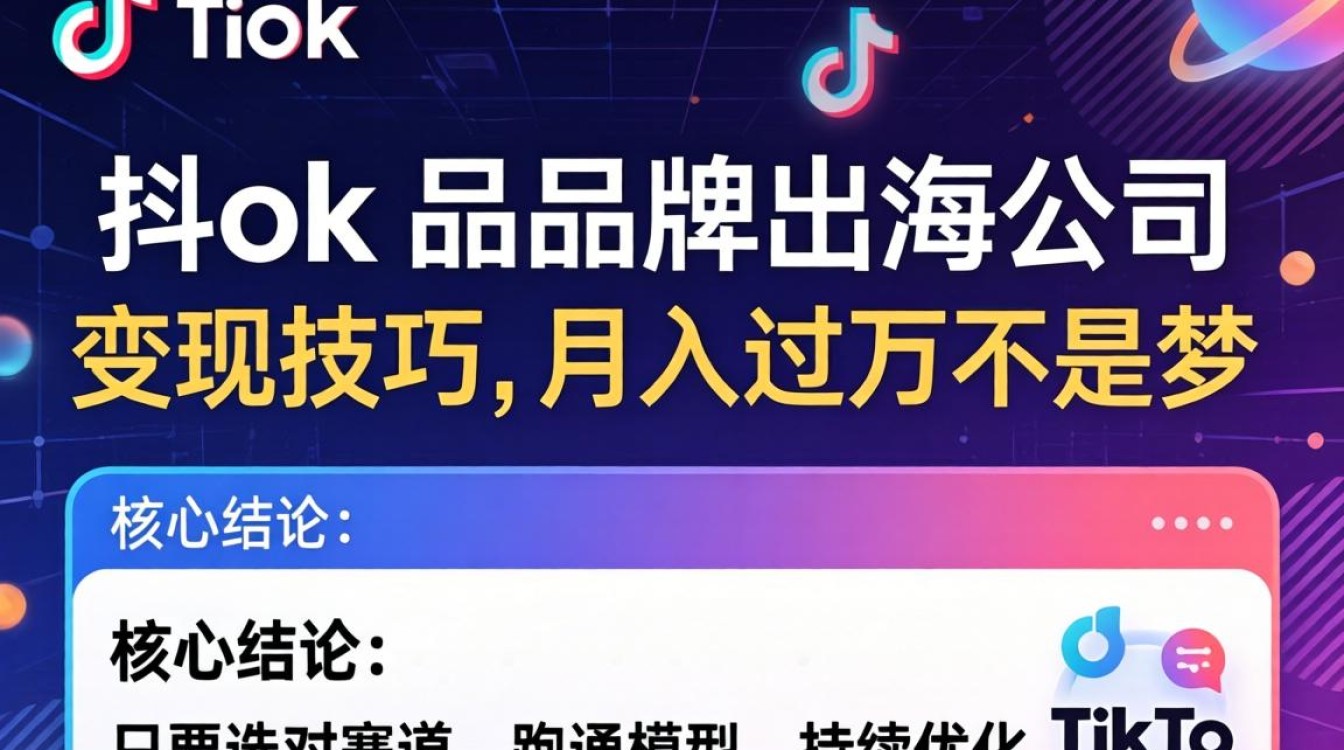 TikTok品牌出海怎么月入过万?TikTok品牌出海变现技巧 TikTok品牌出海怎么月入过万