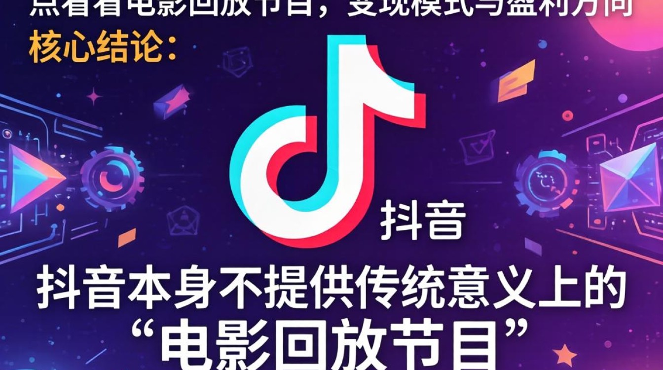 抖音电影回放变现模式与盈利方向