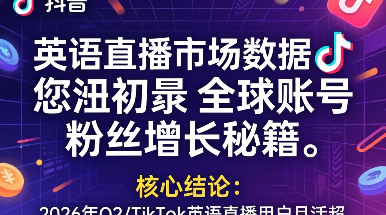 TikTok英语直播如何快速涨粉?全球账号粉丝增长秘籍 TikTok英语直播如何快速涨粉
