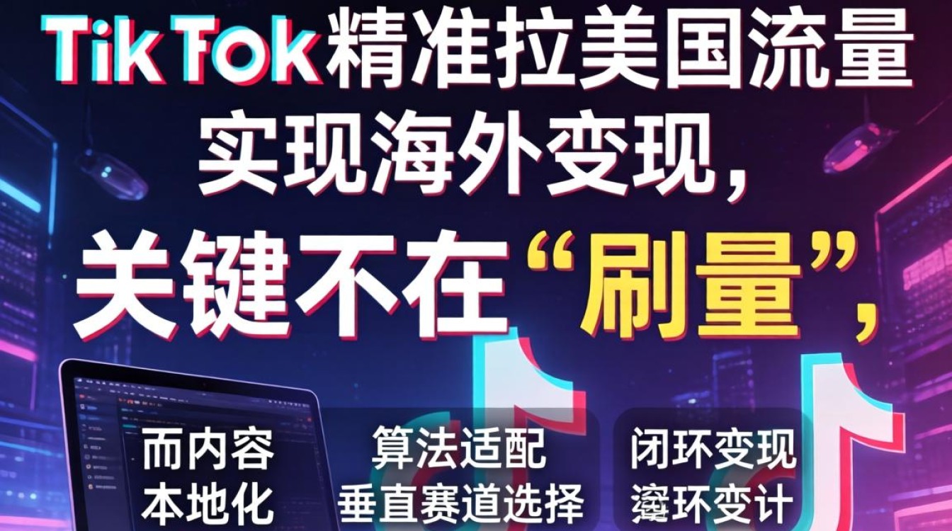 TikTok怎么拉美国流量?TikTok美国流量获取与海外变现技巧 TikTok美国流量获取与海外变现技巧