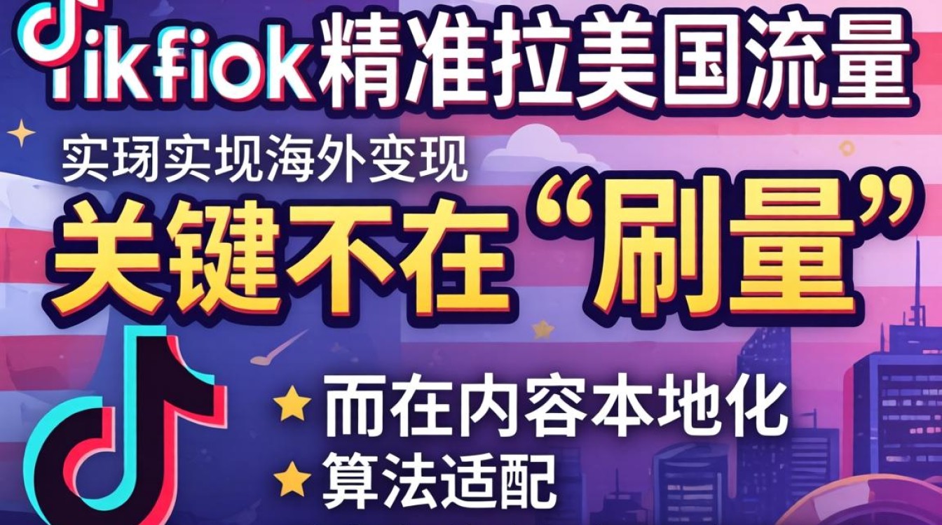 TikTok怎么拉美国流量?TikTok美国流量获取与海外变现技巧 TikTok美国流量获取与海外变现技巧