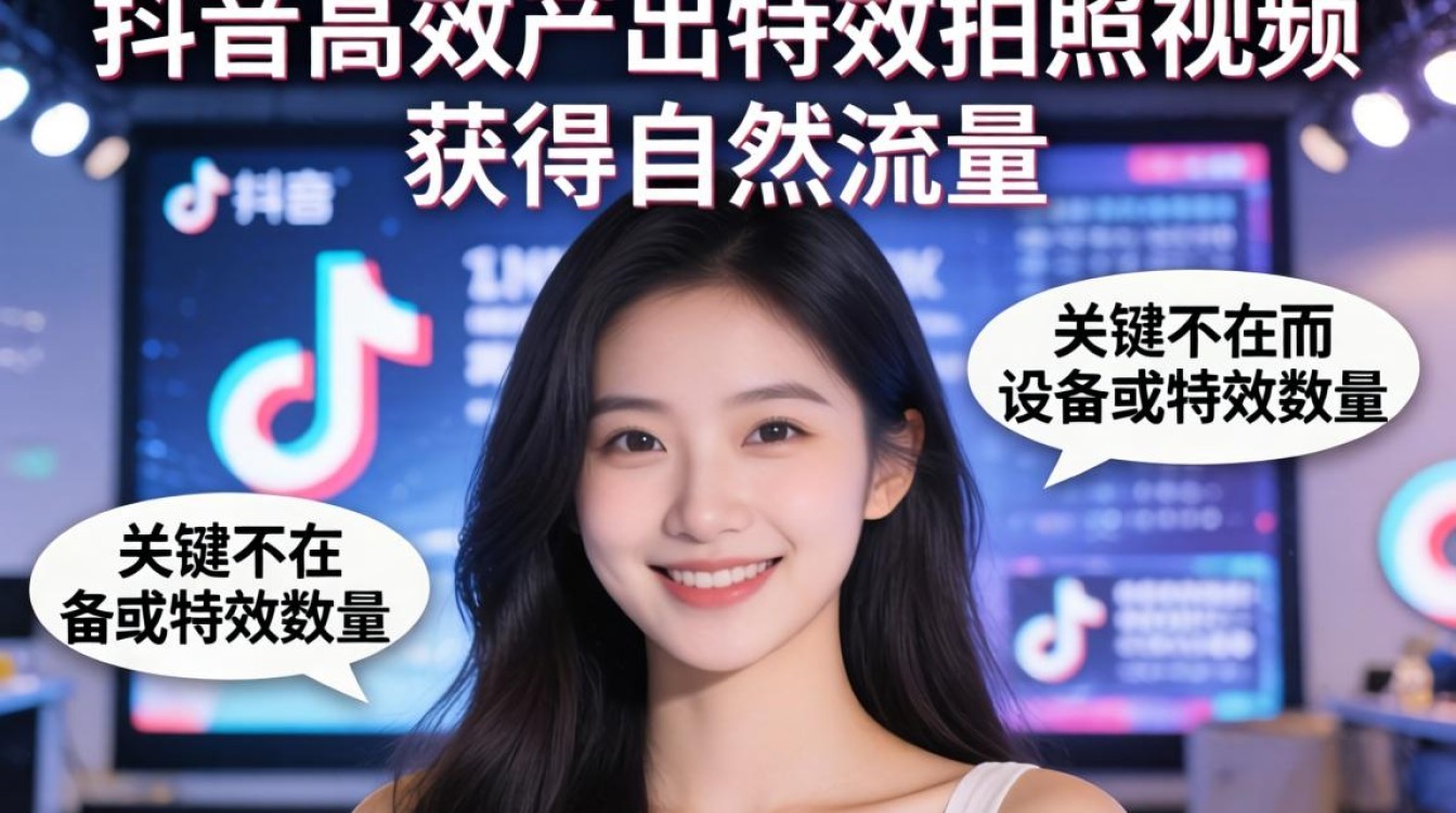 抖音特效拍照视频怎么上热门获取流量