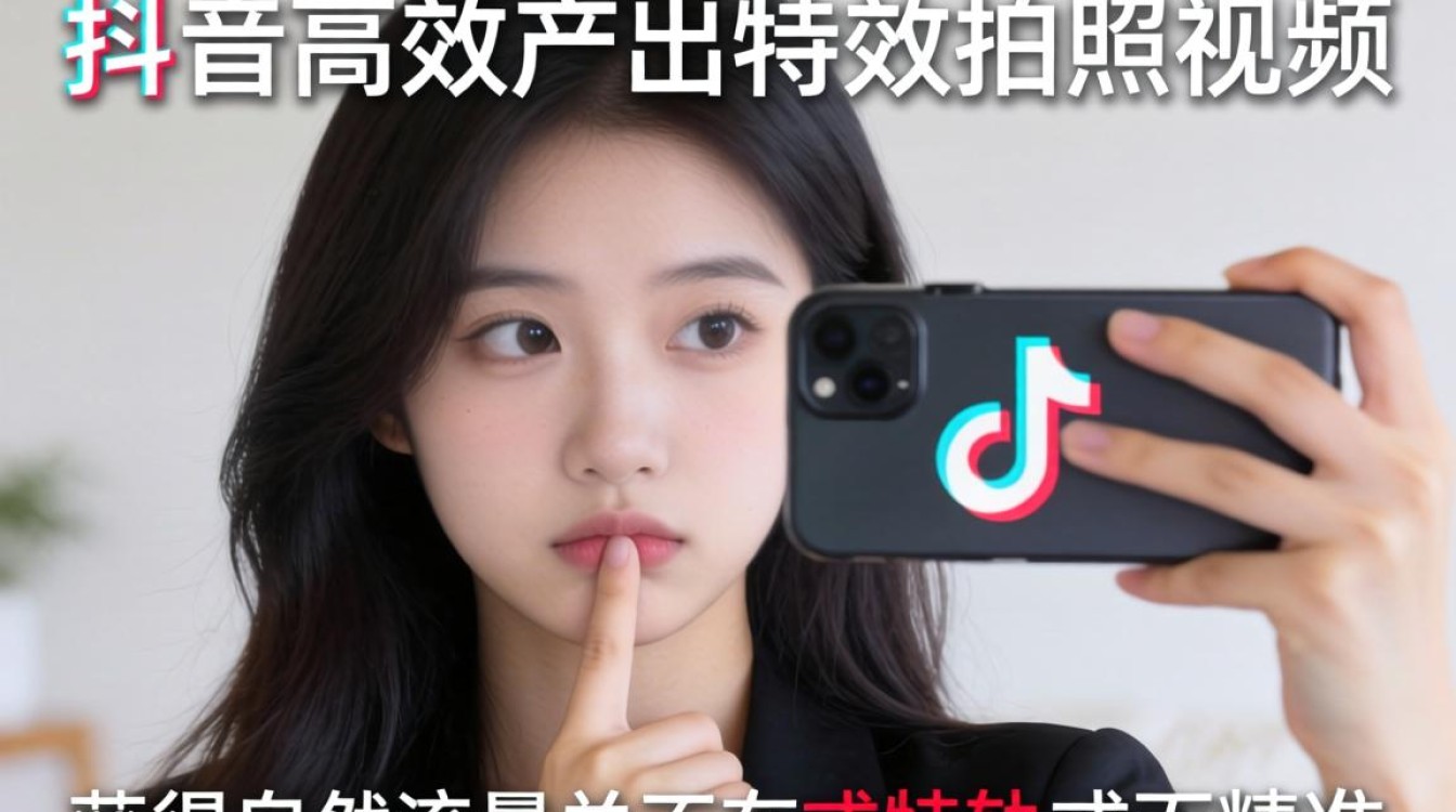 抖音特效拍照视频怎么上热门获取流量