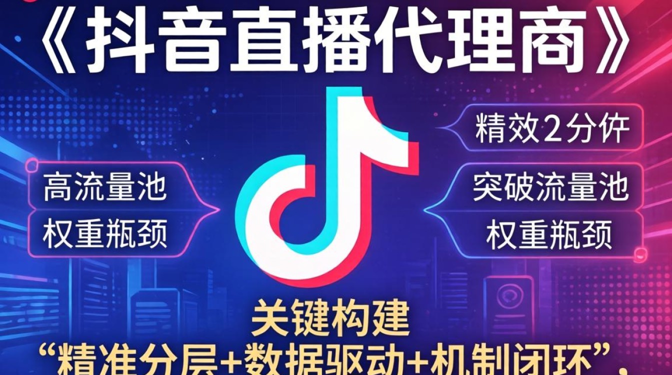 抖音直播代理商如何突破流量池权重优化