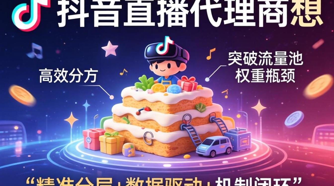 抖音直播代理商如何突破流量池权重优化