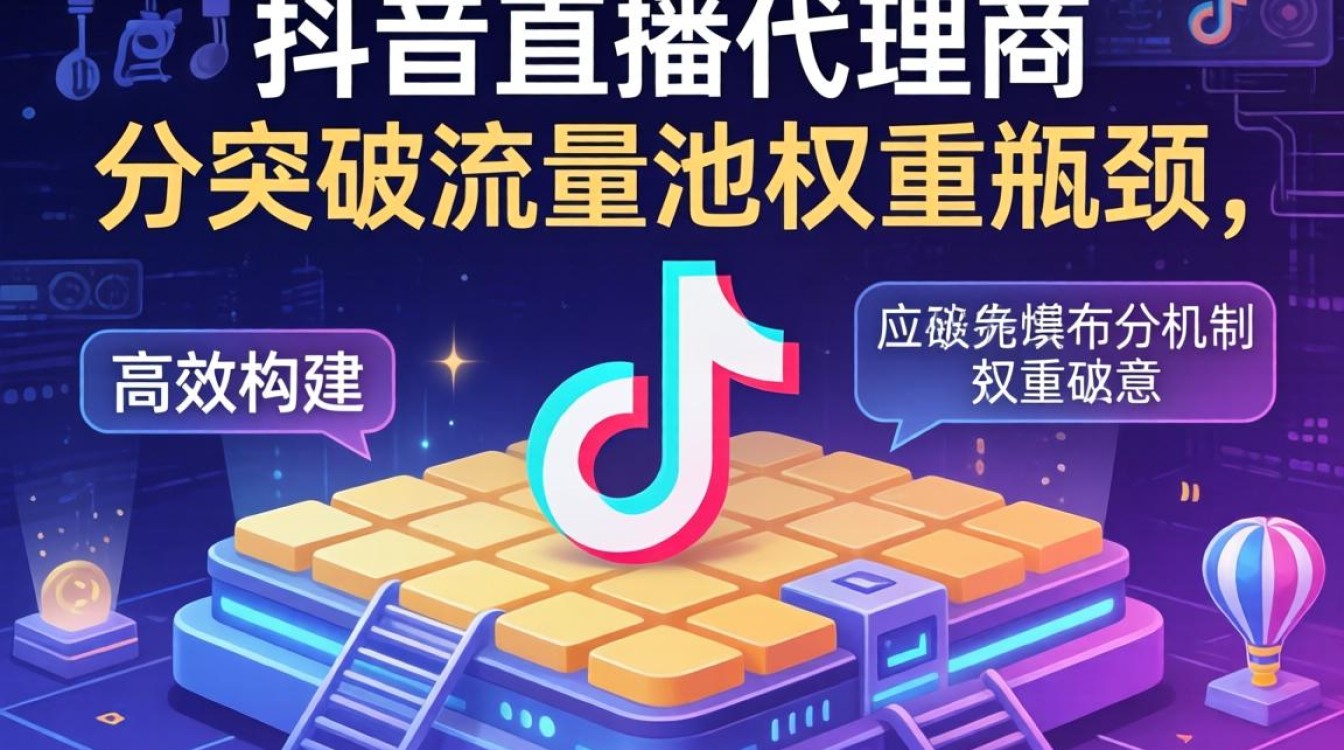 抖音直播代理商如何突破流量池权重优化