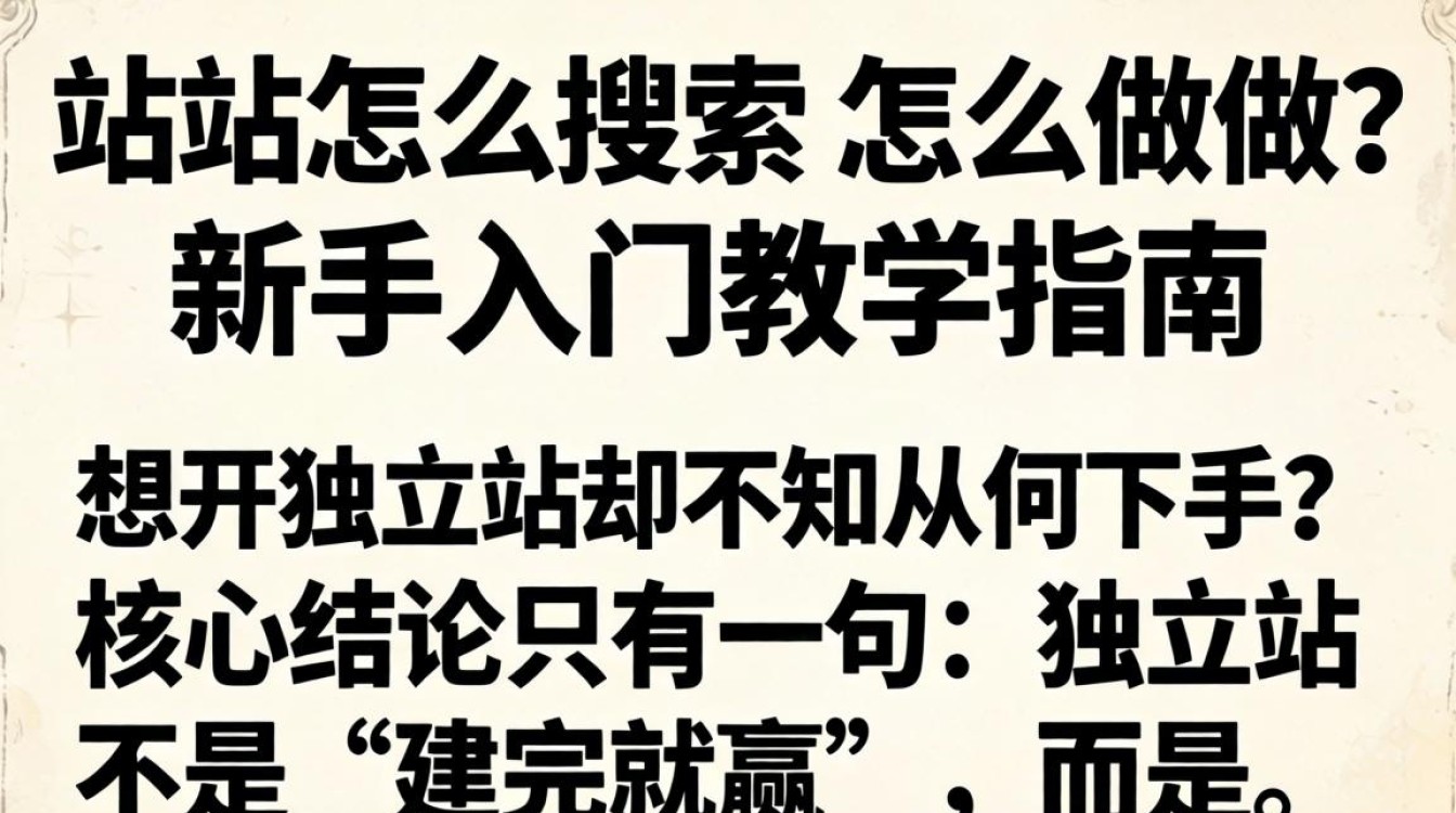 独立站怎么搜索怎么做