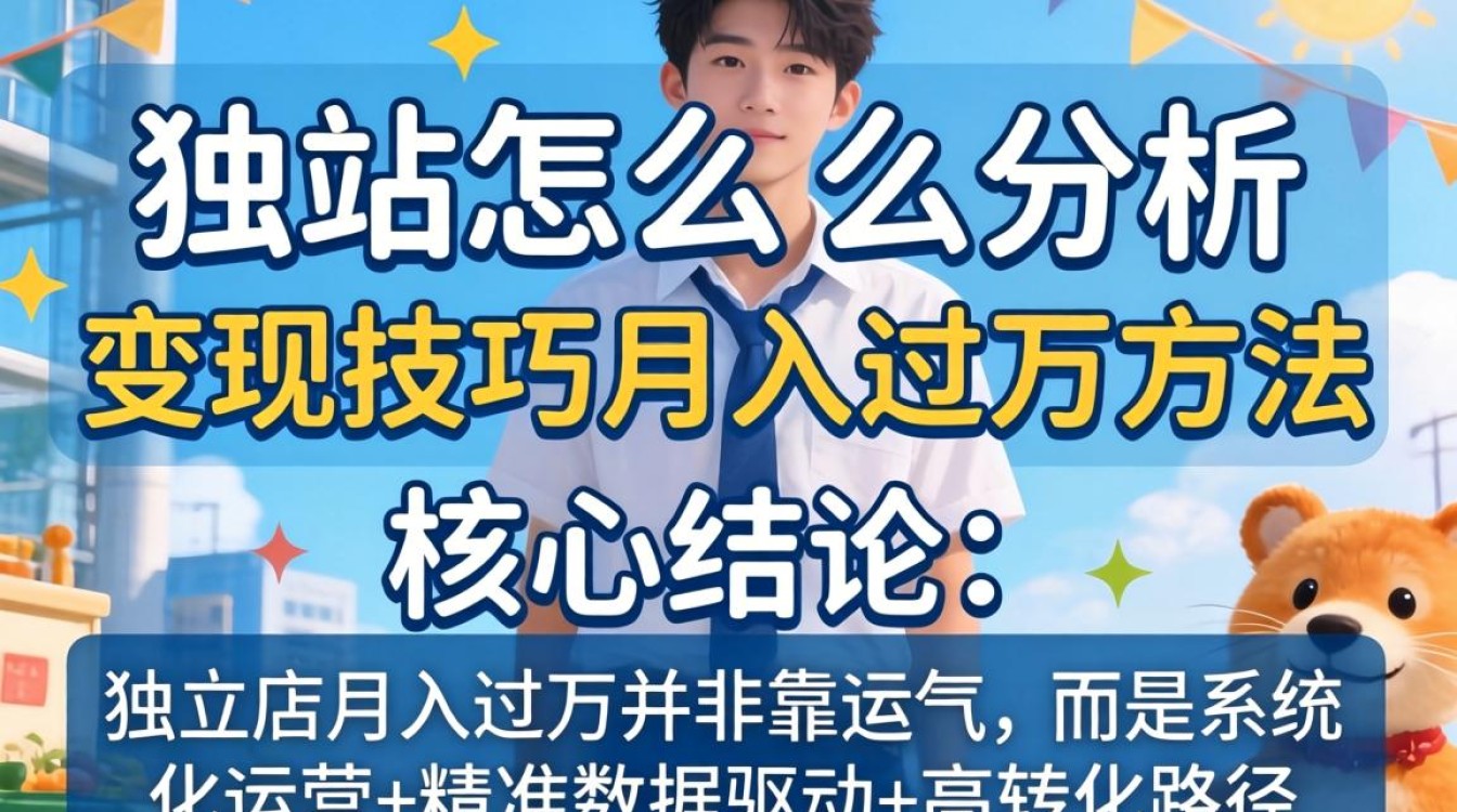 独立站怎么分析变现技巧