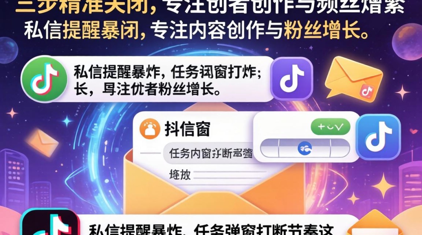 抖音私信都提醒吗?怎么关?粉丝增长与变现攻略 粉丝增长与变现攻略