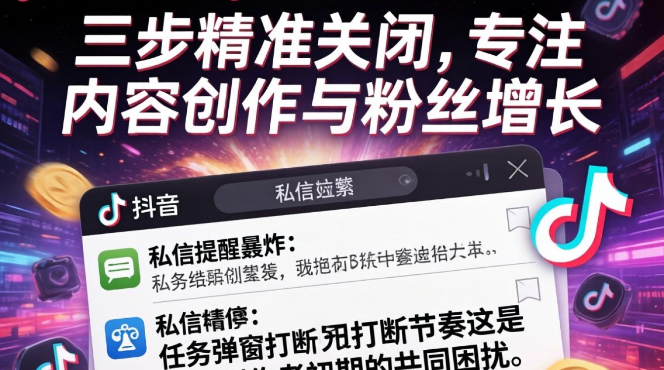抖音私信都提醒吗?怎么关?粉丝增长与变现攻略 粉丝增长与变现攻略