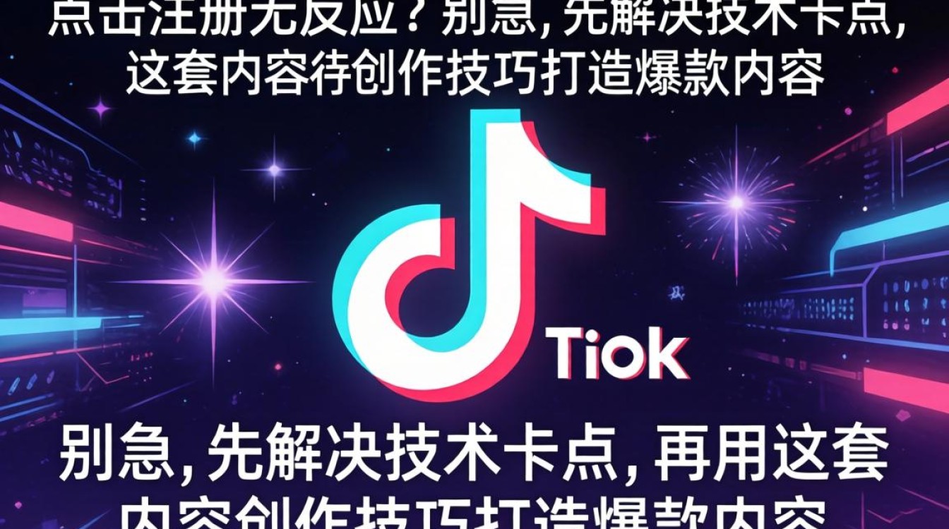 TikTok点击注册无反应怎么办?内容创作技巧+爆款频出方法 TikTok点击注册无反应怎么办