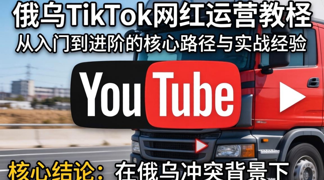 YouTube俄乌Tiktok网红怎么运营?入门到进阶全流程教程 YouTube俄乌Tiktok网红怎么运营