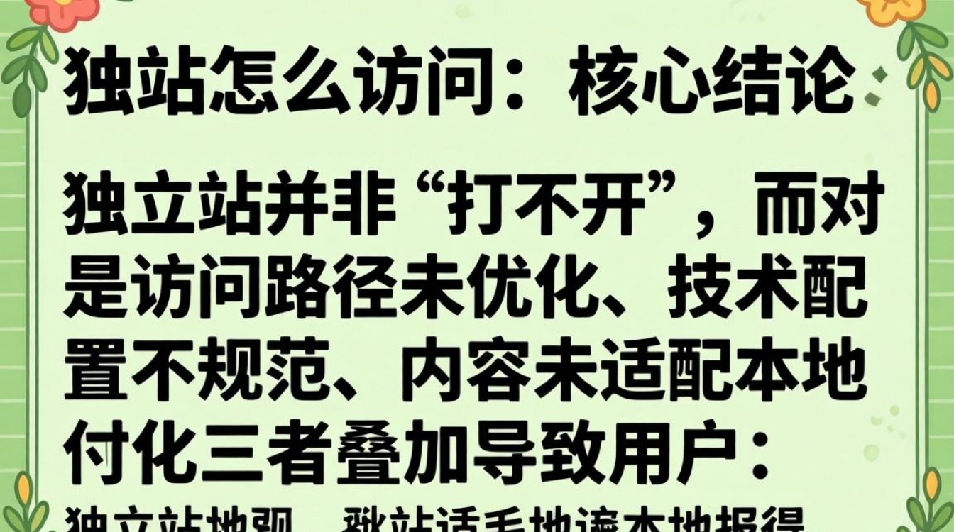 独立站怎么访问?独立站访问不了怎么办 独立站访问不了怎么办