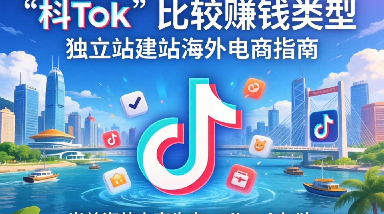 TikTok比较赚钱的类型和独立站建站海外电商指南