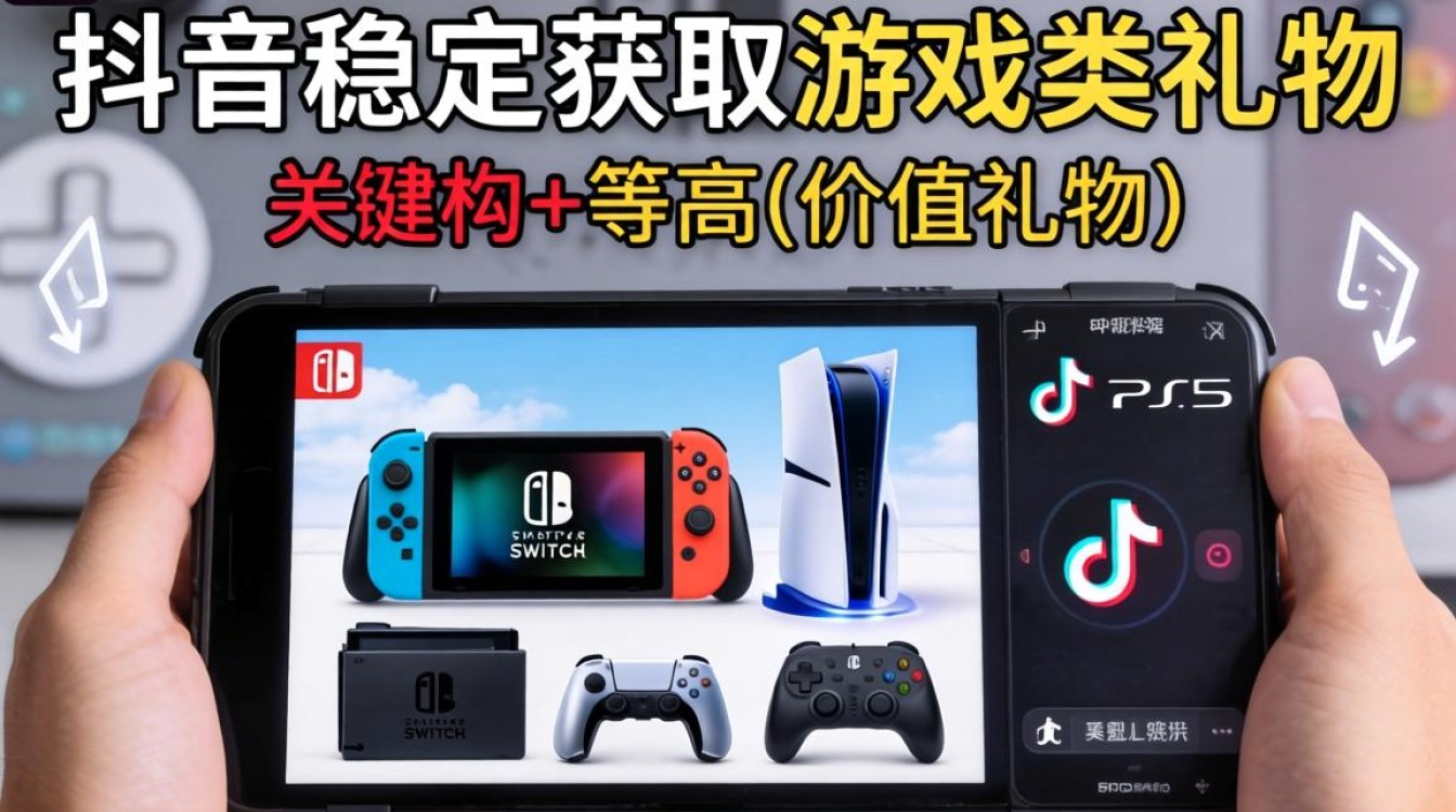 抖音游戏机礼物获取技巧与流量算法优化