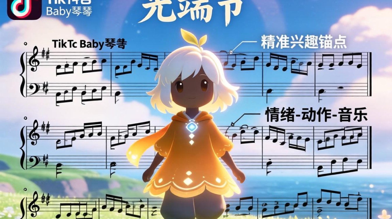 光遇tiktok baby琴谱创作方法论