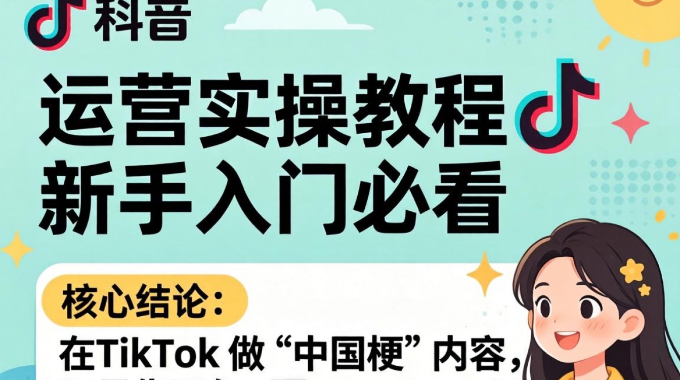 TikTok中国梗运营实操教程新手入门必看